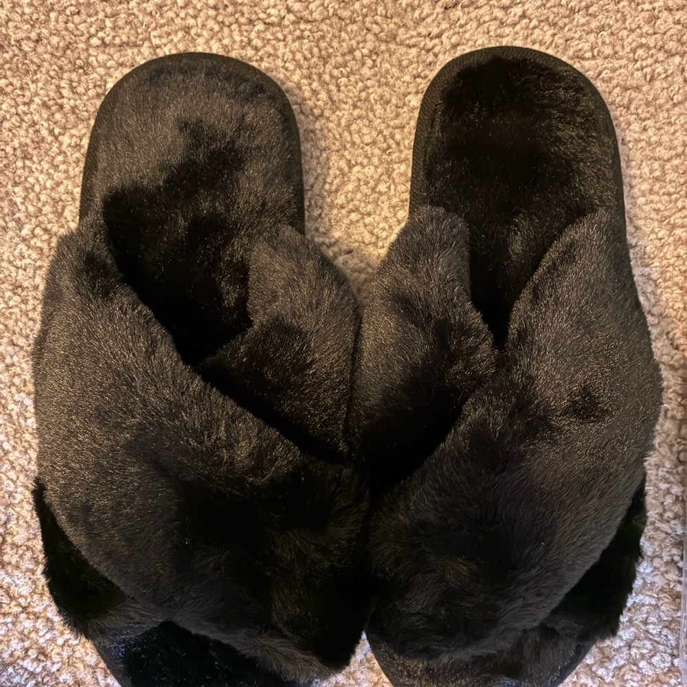 Brand New Black Slippers